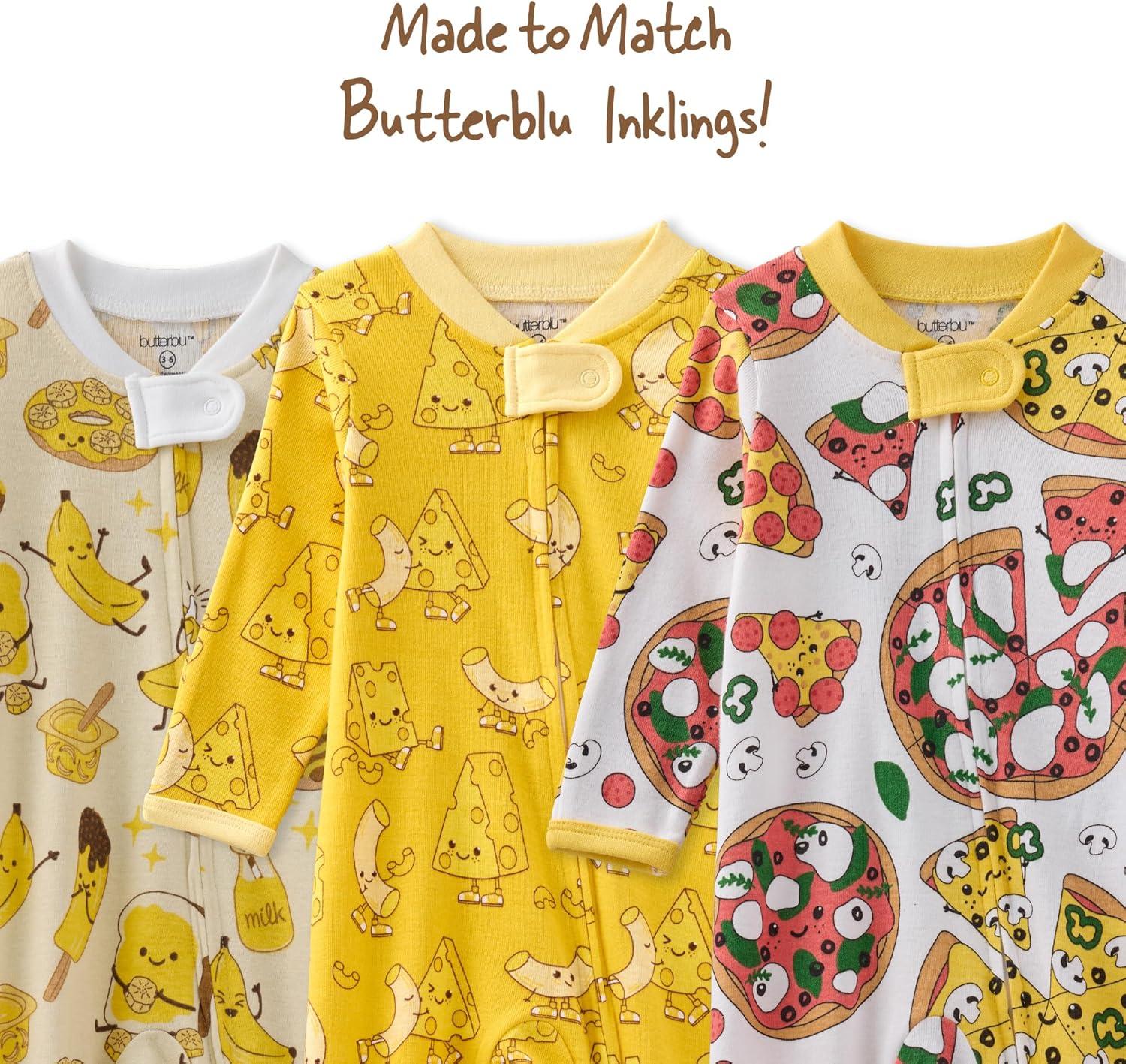 imagebabyboys Scout Sleep amp Play 100 Organic Cotton Footed Zip Front Sleeper Pajamas for Baby BoysMac to My Cheese
