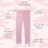Butterblu Layla – Leggings, 4 Pack Organic Cotton Pants for Girls(Sorbet Camo)