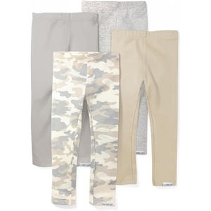 Butterblu Layla – Leggings, 4 Pack Organic Cotton Pants for Girls(Seafoam Camo)