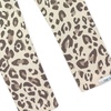 Butterblu Layla – Leggings, 4 Pack Organic Cotton Pants for Girls(Natural Snow Leopard)