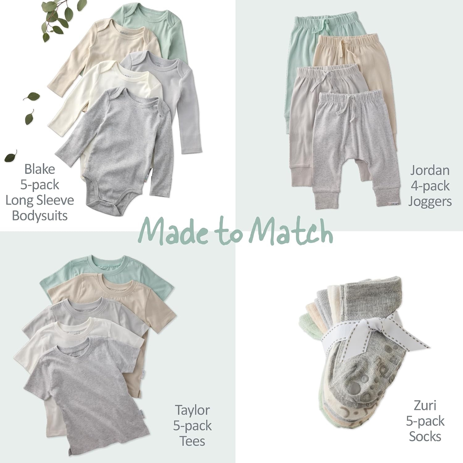 image:imagePatch 2piece Colorblock Hoodie and Jogger Set Organic Cotton