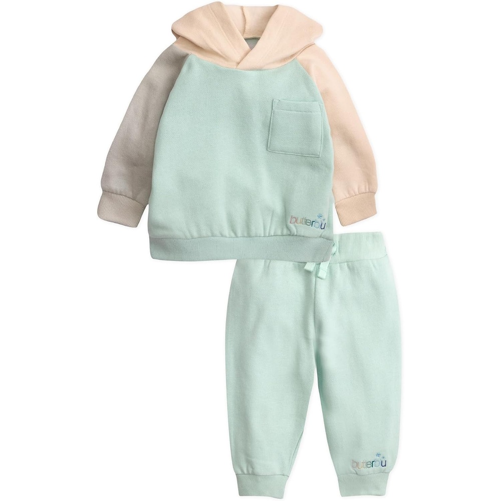 image:imagePatch 2piece Colorblock Hoodie and Jogger Set Organic Cotton
