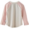 Butterblu Rookie 3-Pack 100% Organic Cotton Long Sleeve Baseball T-Shirt(Pink Sunrise)