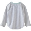 Butterblu Rookie 3-Pack 100% Organic Cotton Long Sleeve Baseball T-Shirt(Seafoam)