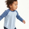 Butterblu Rookie 3-Pack 100% Organic Cotton Long Sleeve Baseball T-Shirt(Terra)